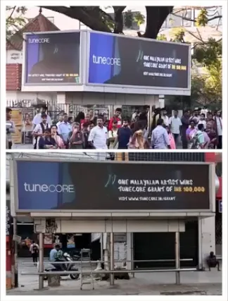 Sound of the South billboard, Kerala